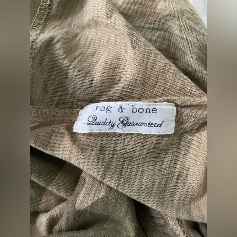 Rag & Bone Camo Cropped Long Sleeve Size M - Picture 6 of 8